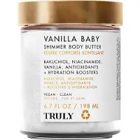 Truly Beauty , Vanilj Baby Gliterskum Kroppskräm, 6,7 fl oz (198 ml)