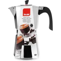 Ibili Cafetière italienne - Ibili - 610909 - 9 Tasses - Aluminium poli - Tous feux sauf induction