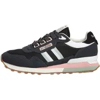 Pepe Jeans för kvinnor. PLS400010 Kingston College läder sneakers svart (41), Hud, Karta, Nyckelband, Casual