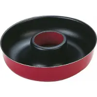 Jamon Savarinform - IBILI - 24 cm - Non-stick aluminium - Röd med svarta stänk - Tål maskindisk