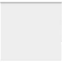 vidaXL Rullgardin mörkläggning vit 145x130 cm tyg bredd 141,6 cm