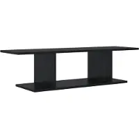 vidaXL TV-bänkset Svart 103 x 30 x 26,5 cm Konstruerat trä