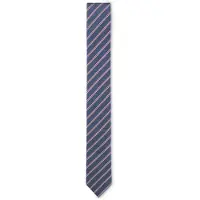 HUGO Silk tie with diagonal stripe