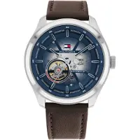 Tommy Hilfiger Klocka - - 1791888 - Automatisk - Brunt läder - 42 mm - 5 bar