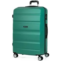 Itaca unisex. T71670-04 4 Wheeled Large Travel Case XL T71670 aquamarine -77x48x29cm (OSFA), Casual, Green, ABS / Polycarbonate, Turquoise