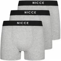 Nicce 3-Pack Stretch Midja Svart/Grå Herr Alesi Boxershorts 0037 K001 0264