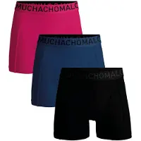 Muchachomalo uchachoalo Boxershorts ikrofiber 3-pack 68 örkblå Blå Rosa Svart Storlek