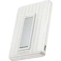 EcoFlow RAPID Mag 10K Powerbank 10000 mAh Fast Charge, MagSafe, Qi Wireless Charging Li-Ion USB-C Pärleffekt vit