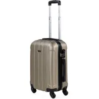 Itaca unisex. 771150-05 4 Wheeled Cabin Hard Case 771150 champagne -55x37x20cm (OSFA), Casual, ABS / Polycarbonate