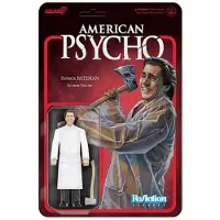 Super7 American Psycho 2000 Reaction Wave 01 Patrick Bateman Regnrocksfigur 10 Cm