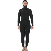 Rip Curl Dawn Patrol H 6/4 Mm Långärmad Våtdräkt Med Huva Och Dragkedja På Bröstet För Dam