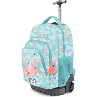 Oh My Pop Ice Flamingo Fan Gts 47x32x27 Cm 40.60l Ryggsäck Med Hjul