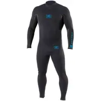 Ocean & Earth Surf School 5 Mm Långärmad Våtdräkt I Neopren Med Dragkedja På Ryggen