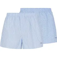 BOSS Boxershorts ljusblå / vit