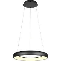 TRIO Lighting Pendellampa Cardona, dimbar, Svart, Vardagsrum / matsal, Metall, Modern