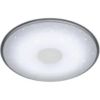 TRIO Lighting LED taklampa Shogun, dimbar, Vitt / opal, Vardagsrum / matsal, Syntetmaterial, Modern, LED-taklampa
