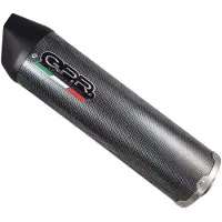 Gpr Exhaust Systems Furore Poppy Moto Guzzi V85 Tt 19-20 Ref:gu.61.race.fupo Icke-homologerad Oval Ljuddämpare