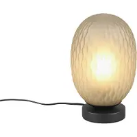 TRIO Lighting Sängbordslampa Facette, Grön, Vardagsrum / matsal, Glas, Modern, Bordslampa