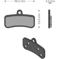 Brenta Ciclo Xtr/quadien Shimano/trp/tektro Sintradbromsbelägg