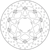 Brembo Bromsskivor godkända enligt ECE R90 78B40869 FRAMTILL