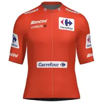 Santini La Vuelta Leader Korta ärmar Cykeltröja
