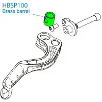 Hope Mono/mini/race Hbsp100 Mässing Pipa