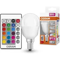 Osram HOMELIGHTING 4058075430839 LED-lamp EEK G (A - G) E14 Päronform 4.2 W = 25 W Varmvit (Ø x L) 40.4 mm x 91 mm 1 st