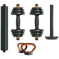 Fed Hantelset V2+stång+kettlebell 20kg