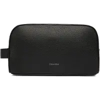 Calvin Klein Full Grain Leather Wash Bag
