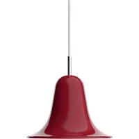 Verpan Taklampa , Pantop, dimbara, Röd, Vardagsrum, Metall, Design