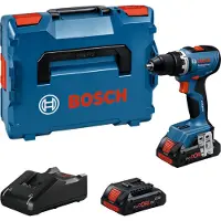 Bosch Skruvdragare/borr GSR 18V-65 Professional; 18 V; 2x4,0 Ah batt. + L-Boxx 136