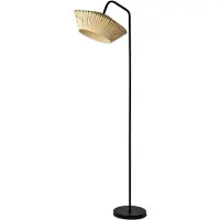 Osram Golvlampa Decor Stripes, Creme / bärnsten, Vardagsrum / matsal, Textil / tyger / siden, Golvlampa