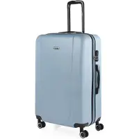 Itaca unisex. 71170-09 Large Travel Suitcase XL Rigid 4 Wheels Trolley 71170 Blue -75x50x30cm (OSFA), Casual, ABS / Polycarbonate