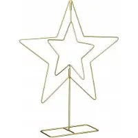 GRA Dekoration Grajlandia dekorativ stjärna 50 cm GULD MICA