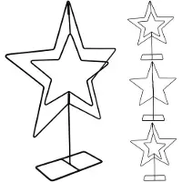 Affek Design stjärn-dekoration 50 cm svart mica