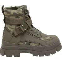 Buffalo Stövlett med snörning 'Aspha' khaki / oliv / mörkgrön