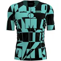 Santini Enigma X Ironman Korta ärmar Cykeltröja
