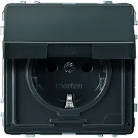Merten Kontaktskydd Aquadesign Antracit MEG2310-7214 1 st
