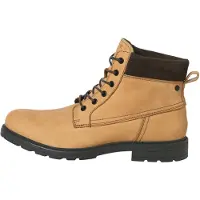 Jack & Jones Boots med snörning 'JFWCRANFIELD' mörkbrun / senap