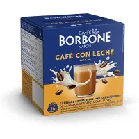 Caffe Borbone | Café con Leche - 16 kapslar till Dolce Gusto