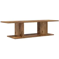 vidaXL TV-bänkset Väggmonterad Brun 103 x 30 x 26,5 cm Konstruerat trä