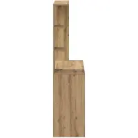 vidaXL Skrivbord Artisan Ek 78,5 x 37 x 154,5 cm Konstruerat trä
