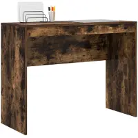 vidaXL Skrivbord Rökt ek 100 x 40 x 76 cm