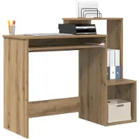 vidaXL Skrivbord Artisan Ek 106 x 41 x 88.5 cm Konstruerat trä