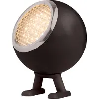 Mr. Wattson Bordslampa , Norbitt, dimbara, Svart, Vardagsrum, Aluminium, Modern