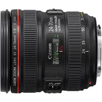 Canon EF 24-70mm F4L IS USM Zoomobjektiv svart