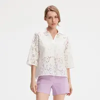 Smart & Joy Blus i spets och bomull