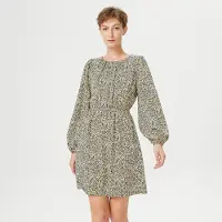 S&J Weekends Kort klänning med resår i storleken och blommönster