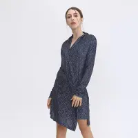Smart & Joy Kort sammetsklänning med draperad effekt och Liberty-tryck