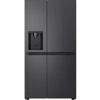 LG 641L Door in Door Side by Side (Matte Black), Energiklass E, Vatten/is utan röranslutning, Smart Diagnosis - GSLC41EPPE